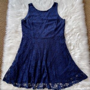 Navy Women’s Lace Dress Size 2X